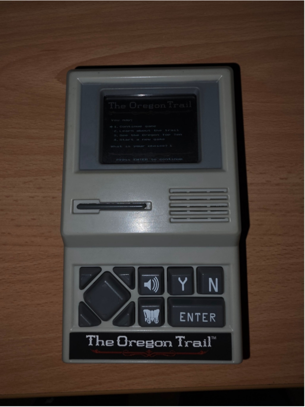 Kids Basic Fun The Oregon Trail Handheld Electronic Game One Size Grey